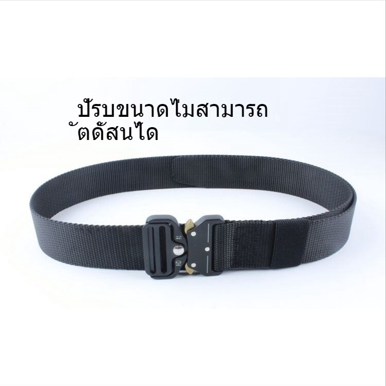 พัดลมทหาร มัลติฟังก์ชั่นทหารฝึกกลางแจ้งเข็มขัดงูเห่าหัวเข็มขัดไนลอนเข็มขัดยุทธวิธี