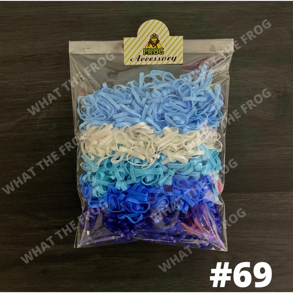 ยางรัดผม ยางรัดผมแบบยืดได้ ยางรัดผมแฟชั่น มีขนาดเส้น 2ขนาด บรรจุ 80กรัม