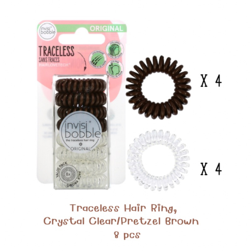 ยางรัดผม เพิ่มสต็อก❤️invisibobble slim  hangover kit ยางรัดผม แบบเซ็ตลิมิเตดล่าสุด ไลฟ์โค้ดโหด 50%