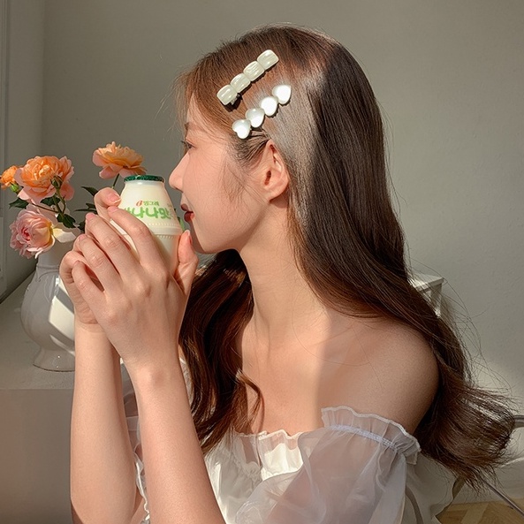 ร้านไทย ส่งของไว ปี 2024เทรนด์ใหม่สาวหวานกิ๊บหนีบผมสไตล์น่ารักกิ๊บติดผมเกาหลี
