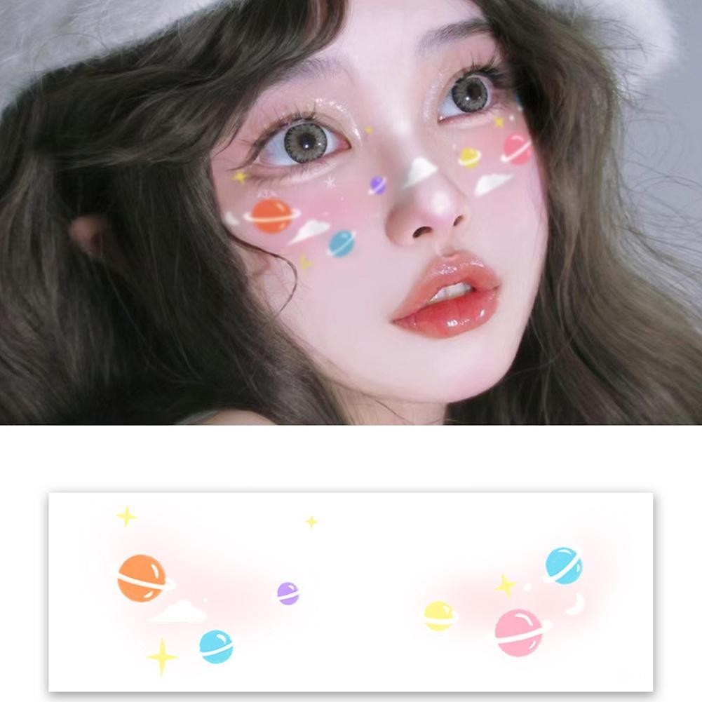 สติกเกอร์รอยสักชั่วคราว ลายคริสต์มาส ปีใหม่ น่ารัก กันน้ํา ติดประดับโบว์