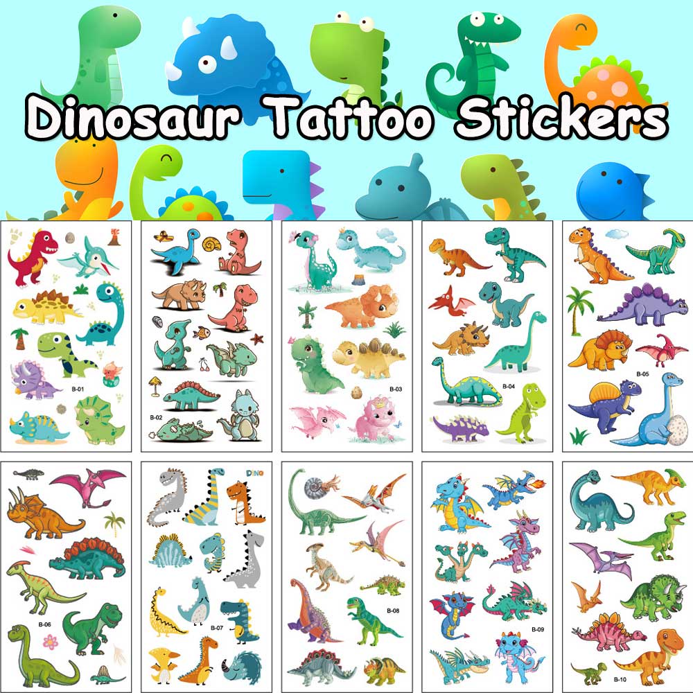 สติกเกอร์รอยสักชั่วคราว ลายยูนิคอร์น เจ้าหญิง สําหรับเด็ก 10 ชิ้น ต่อชุด