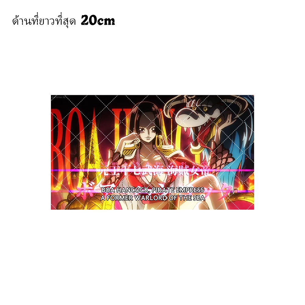 สติกเกอร์ไวนิล ลายอนิเมะญี่ปุ่น One Piece ซักล้างได้ สําหรับติดตกแต่งเสื้อผ้า DIY
