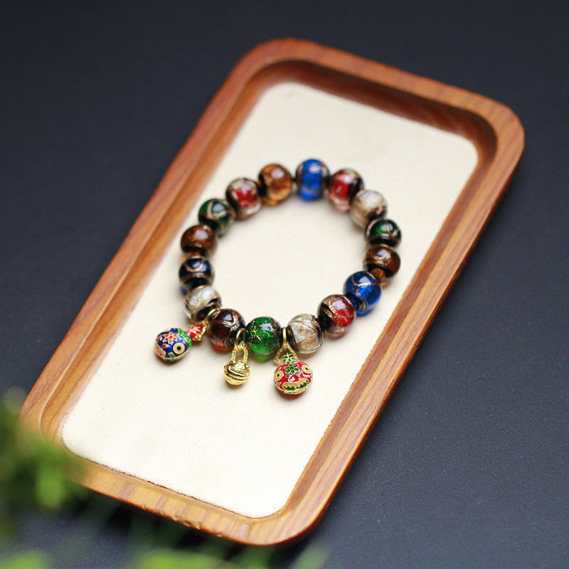 สร้อยข้อมือ จี้รูปนกนางแอ่น ประดับแก้ว สีเทา สไตล์ปักกิ่ง สําหรับผู้ชาย และผู้หญิง
