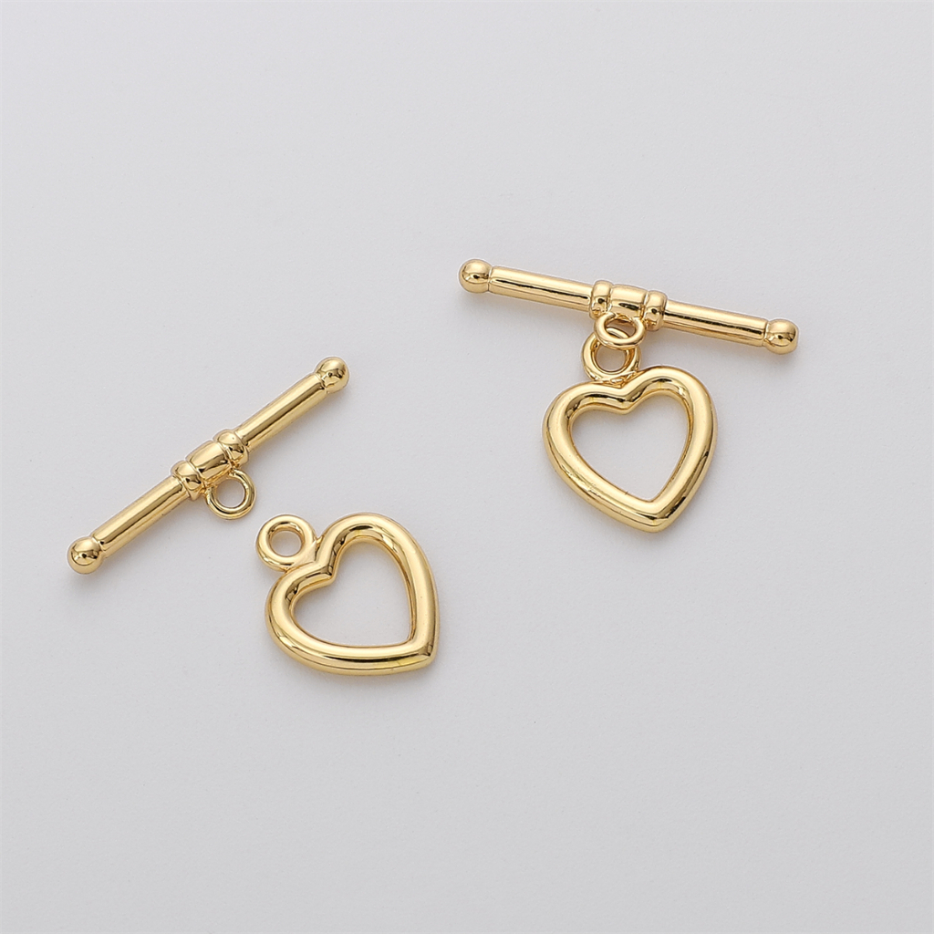 สร้อยข้อมือทองเหลือง ชุบทอง 14K คุณภาพสูง สําหรับทําเครื่องประดับ Diy จํานวน 1 ชุด