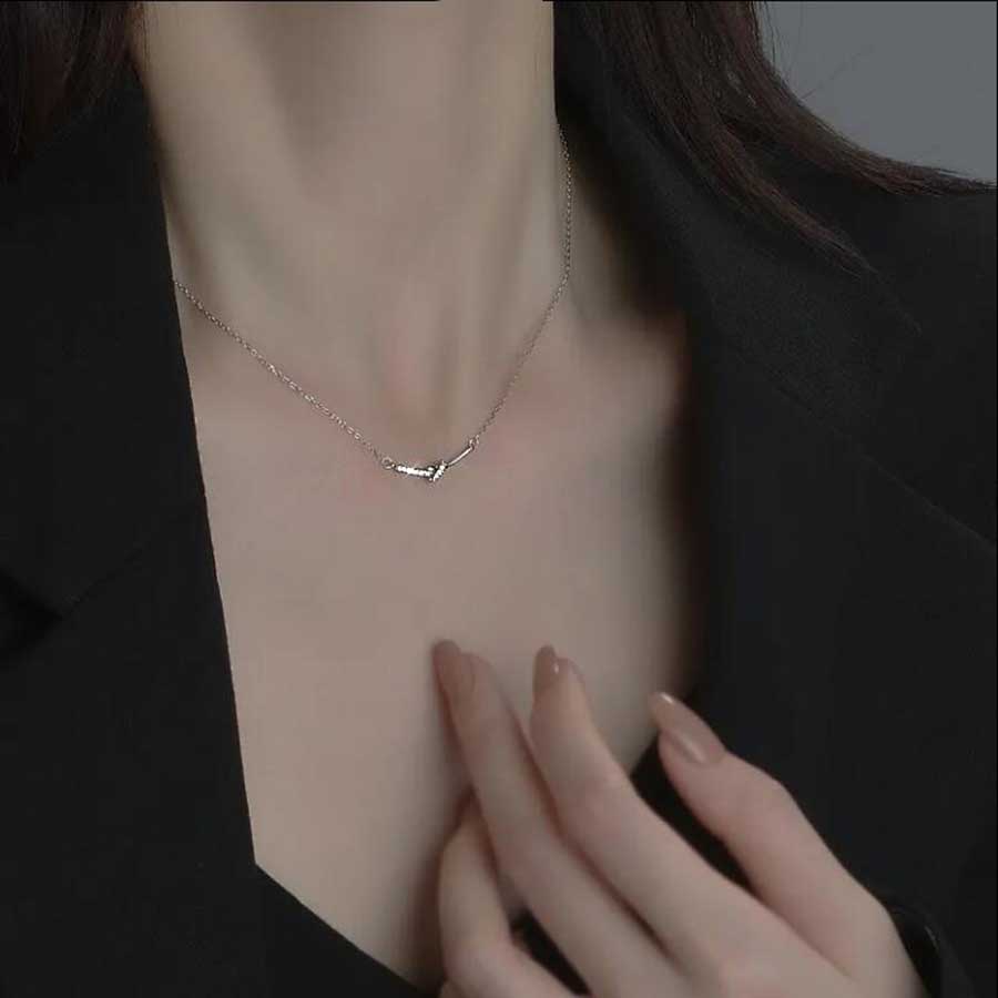 สร้อยคอโชคเกอร์ เงิน S925 จี้ไทเทเนียม ประดับเพชร เพทาย สีทอง เครื่องประดับ สําหรับผู้หญิง