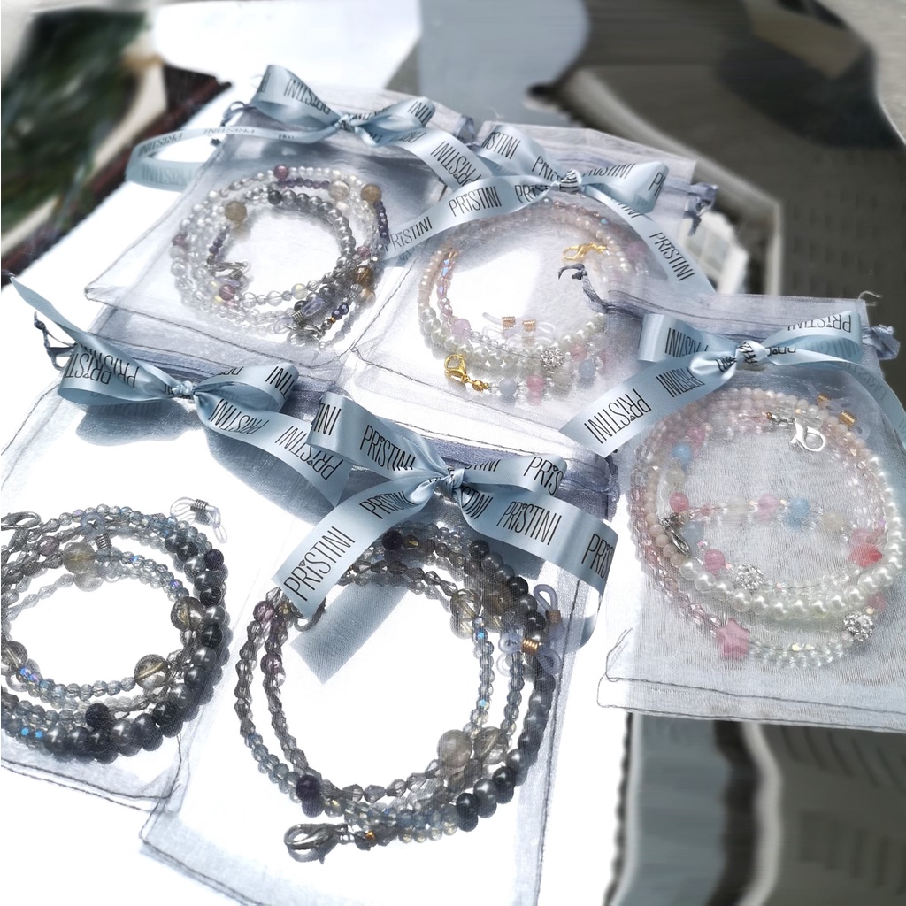 สายคล้องแมสSwarovski และแว่น คริสตัล