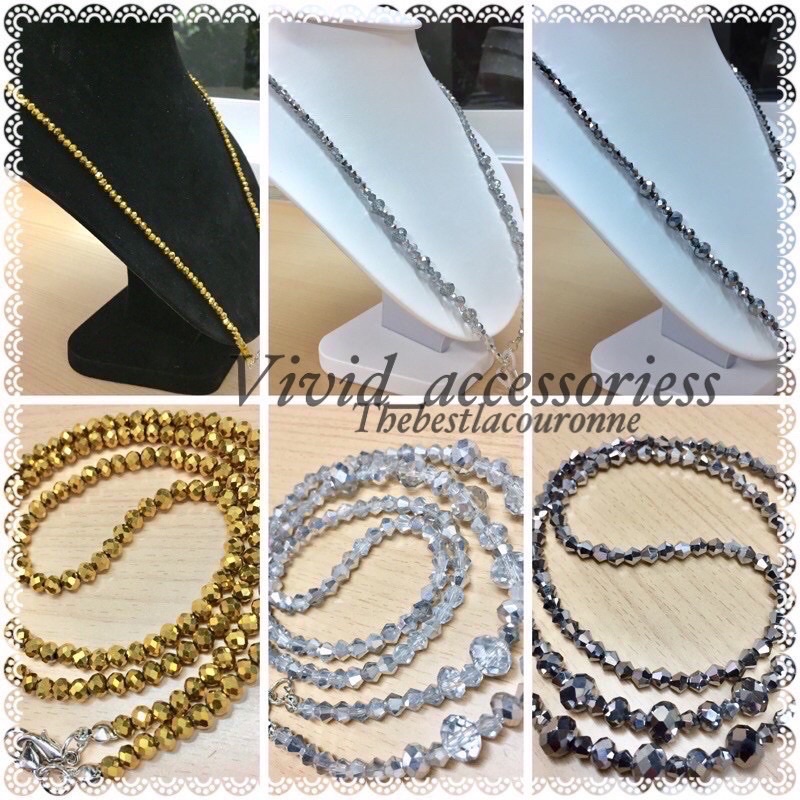 สายคล้องแมสเม็ดคริสตัลวิบวับซื้อ3เส้นแถมห่วงคล้องแว่น (แจ้งในหมายเหตุด้วยนะคะ)