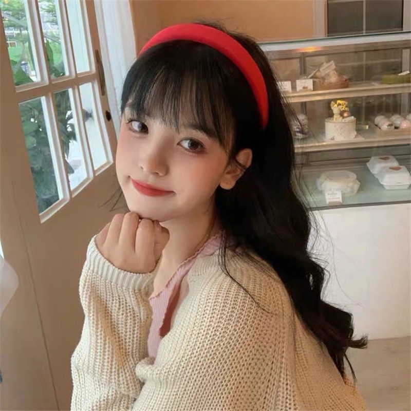สายคาดศีรษะฟองน้ําคาดศีรษะฤดูร้อนสีแคนดี้น่ารักสําหรับเด็กผู้หญิง