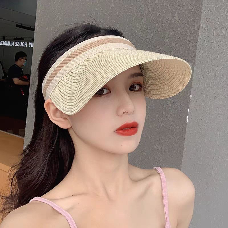 หมวกกันแดด UV หมวกกันแดดหญิงแฟชั่น เป็นแบบหมวกครึ่งใบมีทั้งของเด็กและผู้ใหญ่