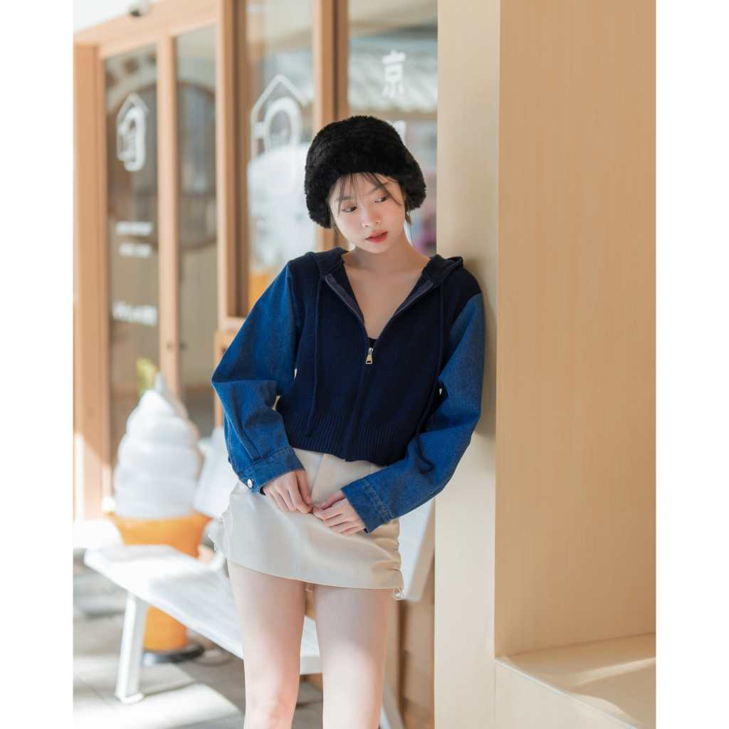 หมวกขนเฟอร์บักเก็ต กันหนาว รุ่น HA15 Bucket Hat Fur COATMEE