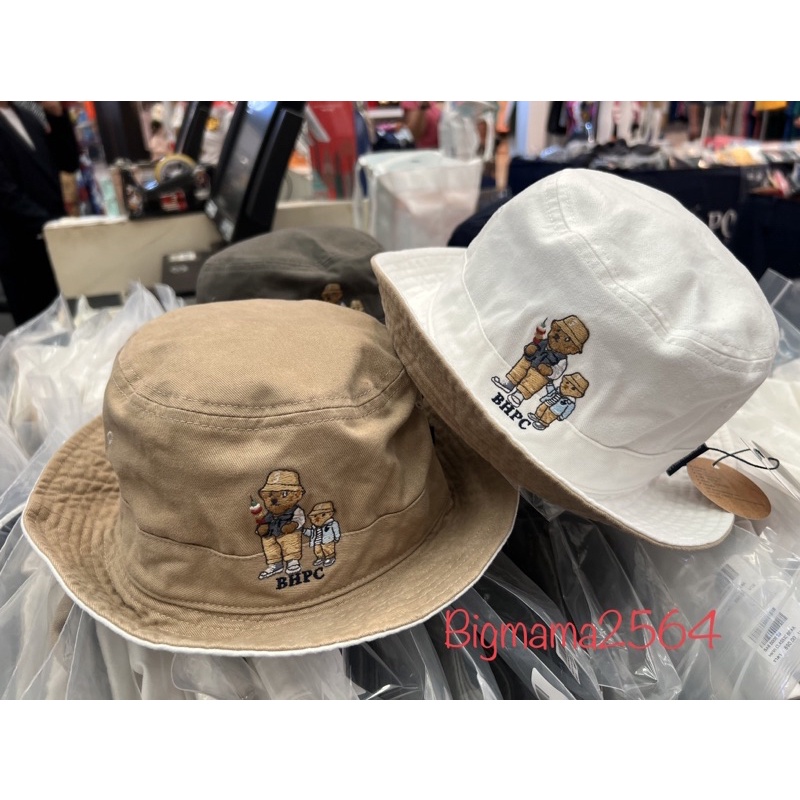 หมวกบักเก็ตโปโลหมี  Classic Bear Bucket   #ของแท้100% #bhpc #beverlyhillspoloclub #หมวกบักเก็ตหมี