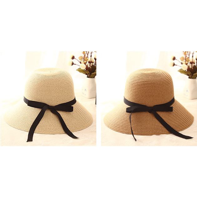 หมวกสาน Summer Beach hat !!! (B10) หมวกกันแดด