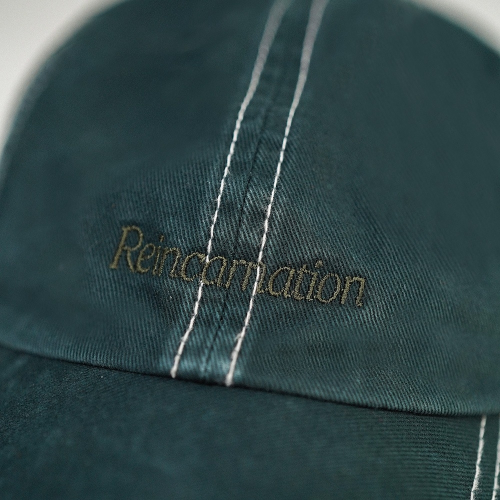 หมวกแก๊ป Reincarnation ทรงเบสบอล ปรับสายหนังแท้ได้