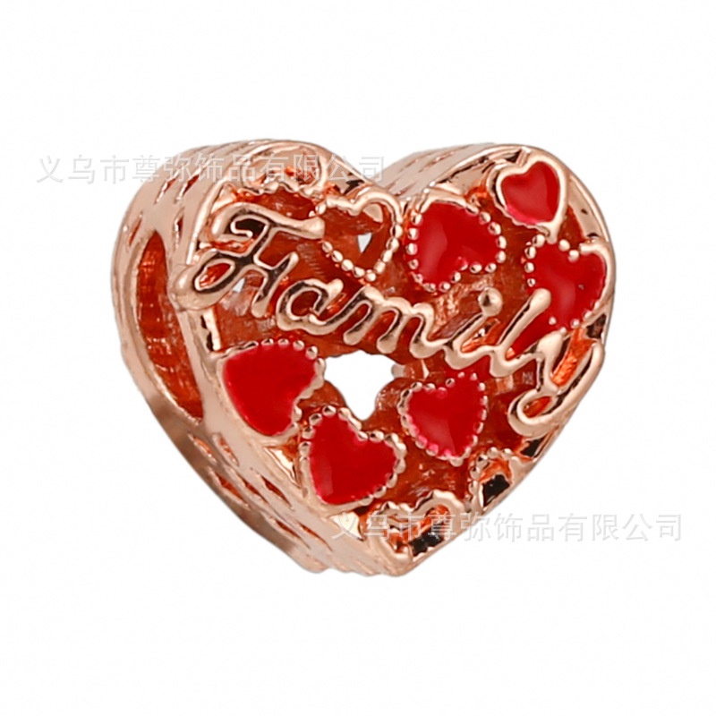 เครื่องประดับ สร้อยข้อมือ ลูกปัด สีชมพู diy