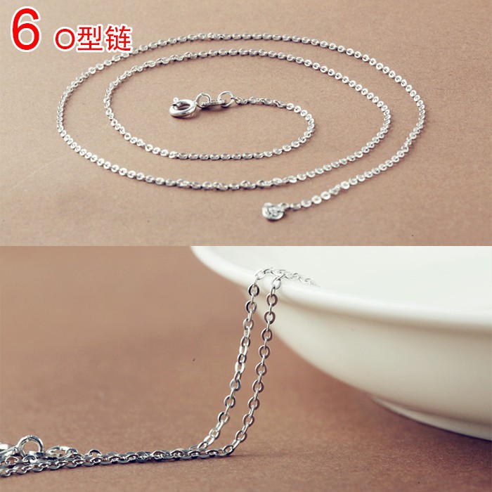 เครื่องประดับผู้หญิงสร้อยคอเงินแท้สไตล์ 8 สไตล์ s925
