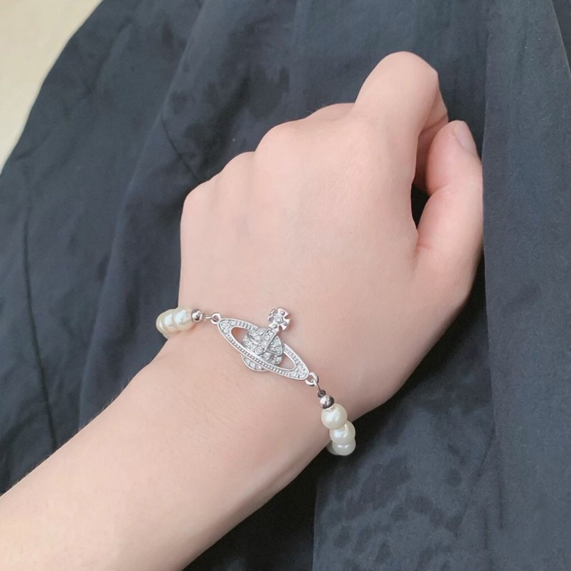 เครื่องประดับสร้อยข้อมือไข่มุกหรูหราสําหรับผู้หญิง