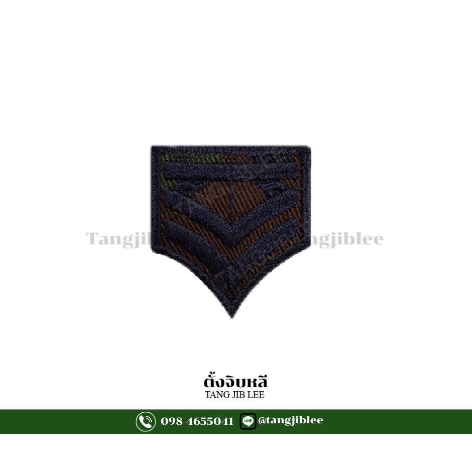 เครื่องหมายยศผ้าชุดฝึกลายพรางดิจิตอล ทหารบก สิบตรี-โท-เอก, ร้อยตรี-โท,พันตรี-พันเอกพิเศษ