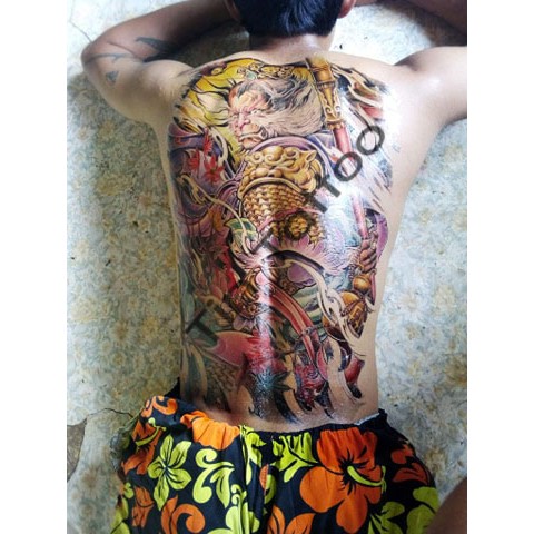 แทททู แทททูกันน้ำ Tattoo รอยสัก สติกเกอร์ลายสัก แทททูเต็มหลัง