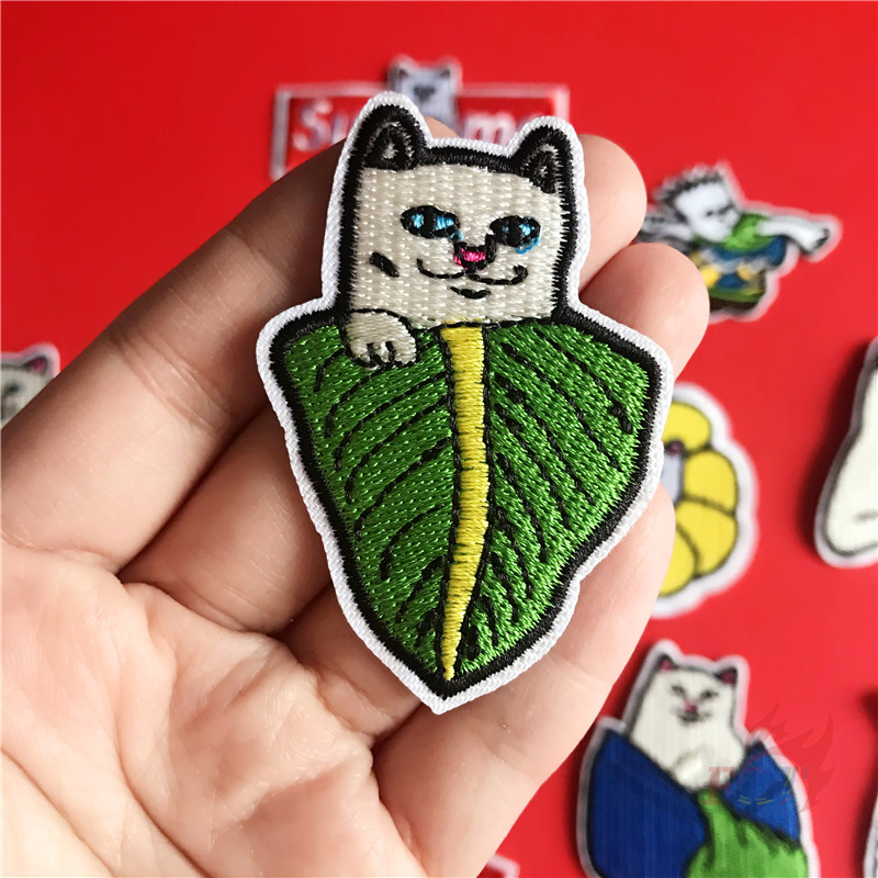 แฟชั่น Brand : Ripndip แผ่นผ้าเย็บปักลาย Diy สําหรับเย็บปักตกแต่งเสื้อผ้า 1 ชิ้น