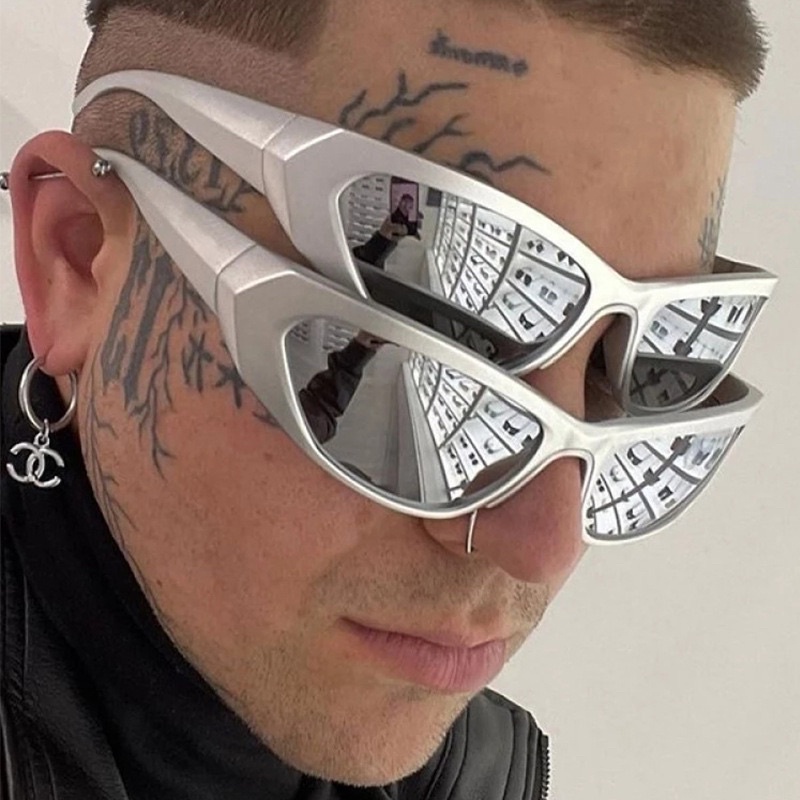 แว่นตาแฟชั่น y2k sunglasses แว่นตากันแดด แว่นตาวัยรุ่นเมกา แว่นตาy2k