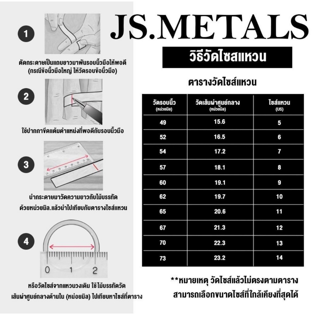 แหวนเลสโซ่ JSR004 แหวน 5 mm สแตนเลส316l สีเลสดำเงา รุ่นฮิต ใส่โดนน้ำได้ ใส่ได้ทุกวัน ผู้ชาย หญิง