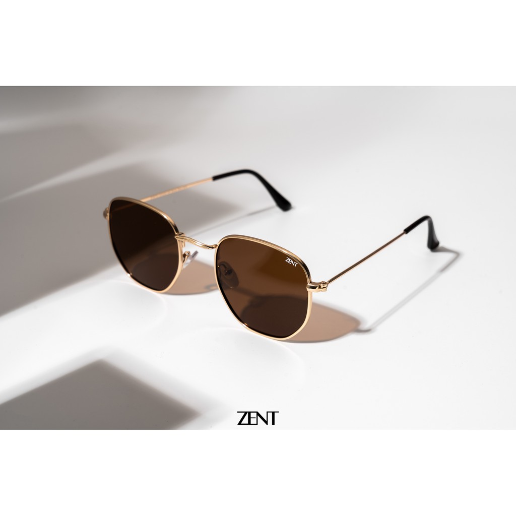 [โค้ด ZLWED ลด 10% <<] ZENT 8772 Spellbound แว่นกันแดด UV100% เลนส์ polarized ทรง 6 เหลี่ยม แถมซอง+ผ้าเช็ดแว่น