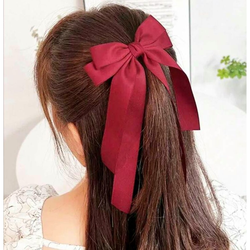 โบว์กิ๊บติดผม โบว์ริ้บบิ้น กิ๊บโบว์   มีหลายสี พร้อมส่ง