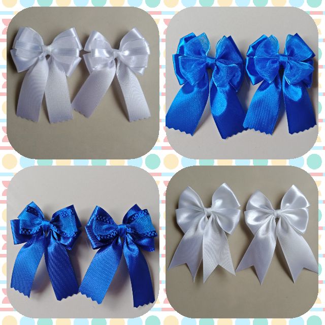 โบว์นักเรียนสีขาว  คู่ละ 30  บาท