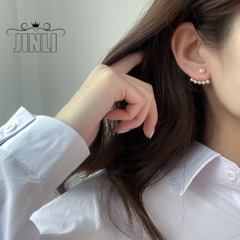 ※Hot Sales※ เครื่องประดับแฟชั่นสตรีต่างหูกระดุมมุกสไตล์เกาหลี