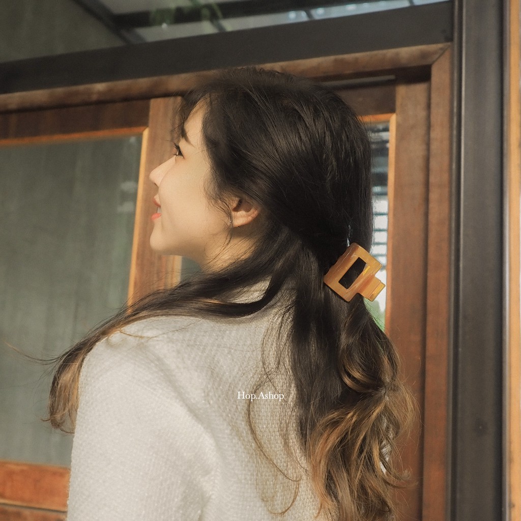‼️ลดทั้งร้าน 19฿‼️กิ๊บ Chunky Hair Clip ที่หนีบผม [The Marble Collection] กิ๊บลายหินอ่อนสไตล์เกาหลี| Hop.Ashop