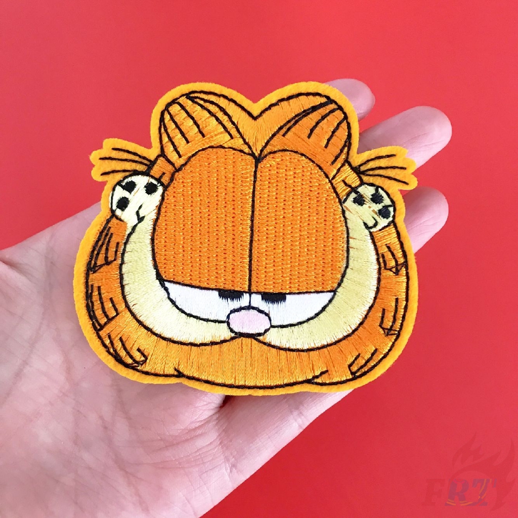 ☸ Cartoon：Garfield Patch ☸ 1Pc Cat Diy Sew On Iron On Badges Patches（Garfield - Series 02）