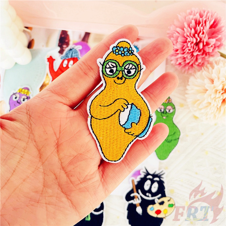 ☸ การ์ตูน: Les Barbapapa Series 02 Iron on Patch ☸ แผ่นแพทช์รีดติดเสื้อ Diy จํานวน 1 ชิ้น