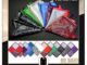 ผ้า Pocket Square ผ้าเช็ดหน้าสูท ผ้าซาติน 4 in 1