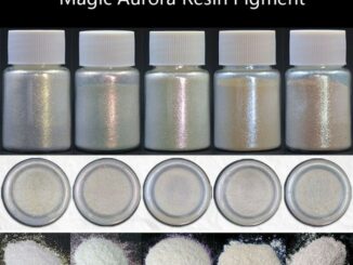 Flgo ผงเรซิ่นสําหรับทําเครื่องประดับ 6 สี