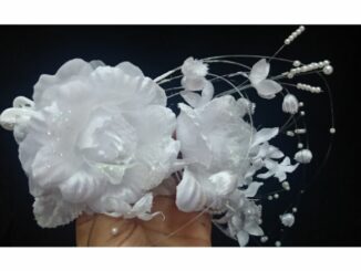 กิ๊ฟติดผมเจ้าสาว(ขายเป็นคู่)  แนวหวานๆ มีหลายสีจ้า