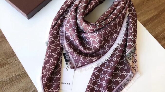 Fashion New Design Brand Women Scarf Square Cotton Shawls And Wraps Ladies Pashmina Winter Bandana Hijabs Brown