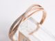 Niche Design สร้อยข้อมือไทเทเนียม ชุบเหล็ก 18K สีโรสโกลด์ ทอง เงิน ประดับเพชร เพทาย ไม่ซีดจาง ไม่ทําให้เกิดอาการแพ้ เข้ากับทุกการแต่งกาย สไตล์เกาหลี ของขวัญแนะนํา