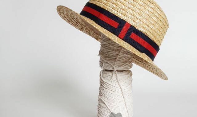 Straw boater hat size 5cm Straw boater hat size 5cm