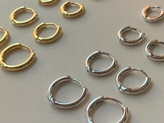 A.piece  [all silver 925] ต่างหูเงินแท้ Basic one-touch earrings