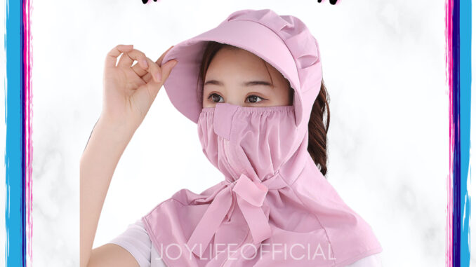 พร้อมส่ง! หมวกแฟชั่นผู้หญิงทรงปีกกว้าง แถมface shield! กันแดดกันยูวี หมวกบังแดดเดินป่า