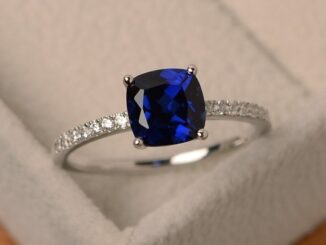 ของขวัญเครื่องประดับแหวนหมั้นแต่งงานผู้หญิง london topaz 925