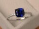 ของขวัญเครื่องประดับแหวนหมั้นแต่งงานผู้หญิง london topaz 925