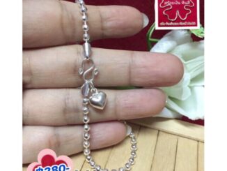 สร้อยข้อมือ สร้อยข้อเท้า เงินแท้ 92.5%