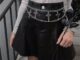 Sale เข็มขัดโซ่แต่งอะไหล่ไม้กางเขน Cross Chain Belt Gothic พร้อมส่ง