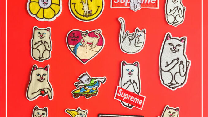 แฟชั่น Brand : Ripndip แผ่นผ้าเย็บปักลาย Diy สําหรับเย็บปักตกแต่งเสื้อผ้า 1 ชิ้น แฟชั่น Brand : Ripndip แผ่นผ้าเย็บปักลาย Diy สําหรับเย็บปักตกแต่งเสื้อผ้า 1 ชิ้น