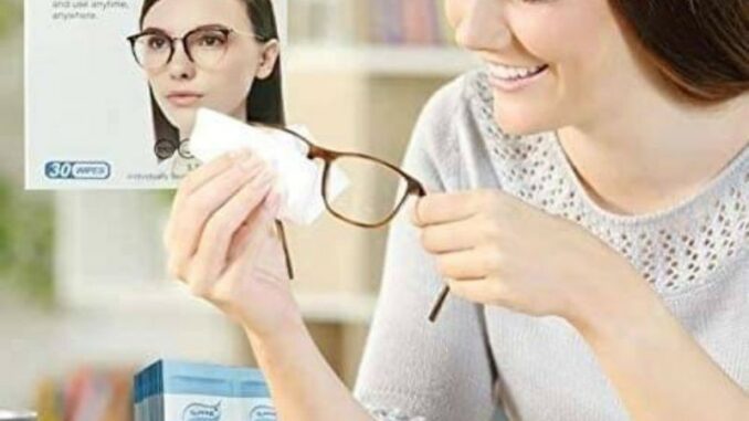 Supfine Anti fog lens Wipes ทิชชู่เช็ดแว่นกันละอองฝ้าที่เลนส์ แถม 2 แผ่น