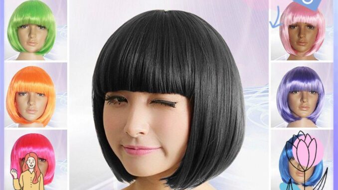 Mihan วิกผมสั้นสังเคราะห์หลากสี 14 สีสําหรับผู้หญิงและผู้ชาย