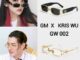 Gw 002 03 - Gm แว่นกันแดดทรงสี่เหลี่ยมโลหะสีทองคุณภาพสูง