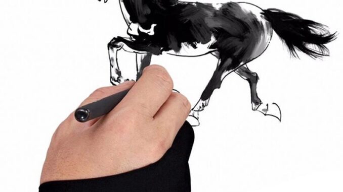 ML 1pc Two Finger Anti-fouling Glove For Artist Drawing & Pen Graphic Tablet Pad